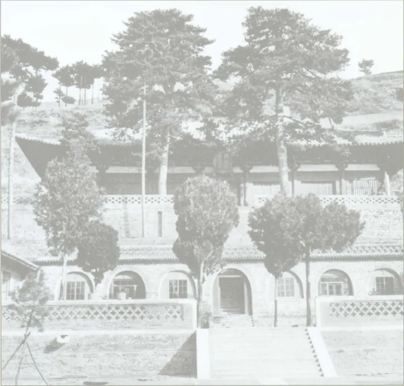 梁思成等摄《中国古建筑图典》整理本：佛光寺大殿全景