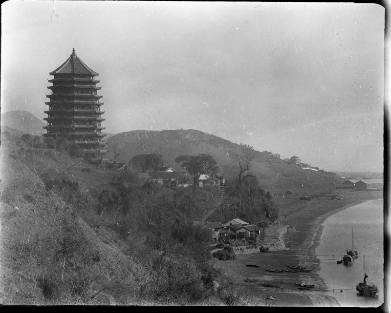 甘博摄影集第一辑:六和塔、江岸与附近聚落,1917至1919年