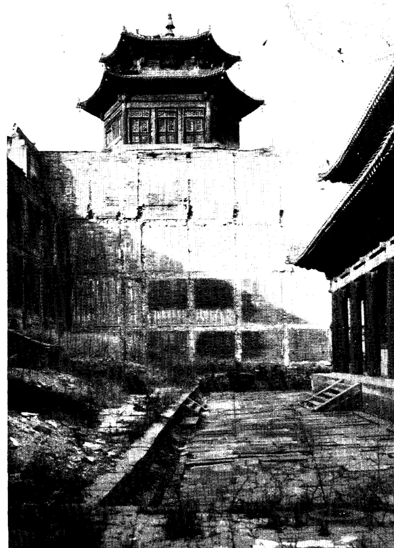 斯文·赫定《Jehol: City of Emperors》所收普陀宗乘之庙慈航普渡亭旧影