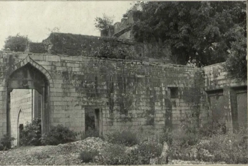 约1910年从奉天坛内部所见的门洞