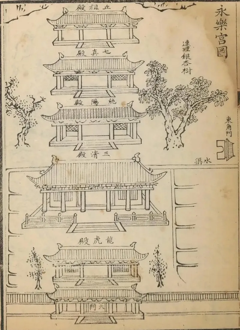 乾隆蒲州府志永乐宫图前页