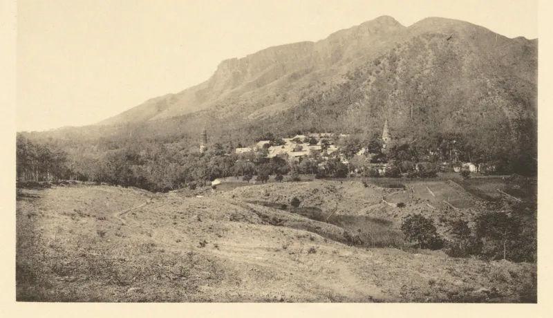 云居寺与石经山远景