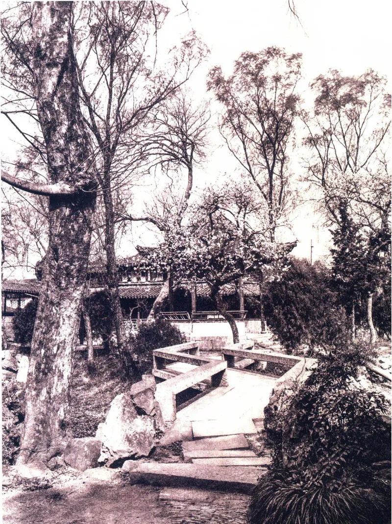 喜仁龙《A History of Early Chinese Art》所收拙政园园景
