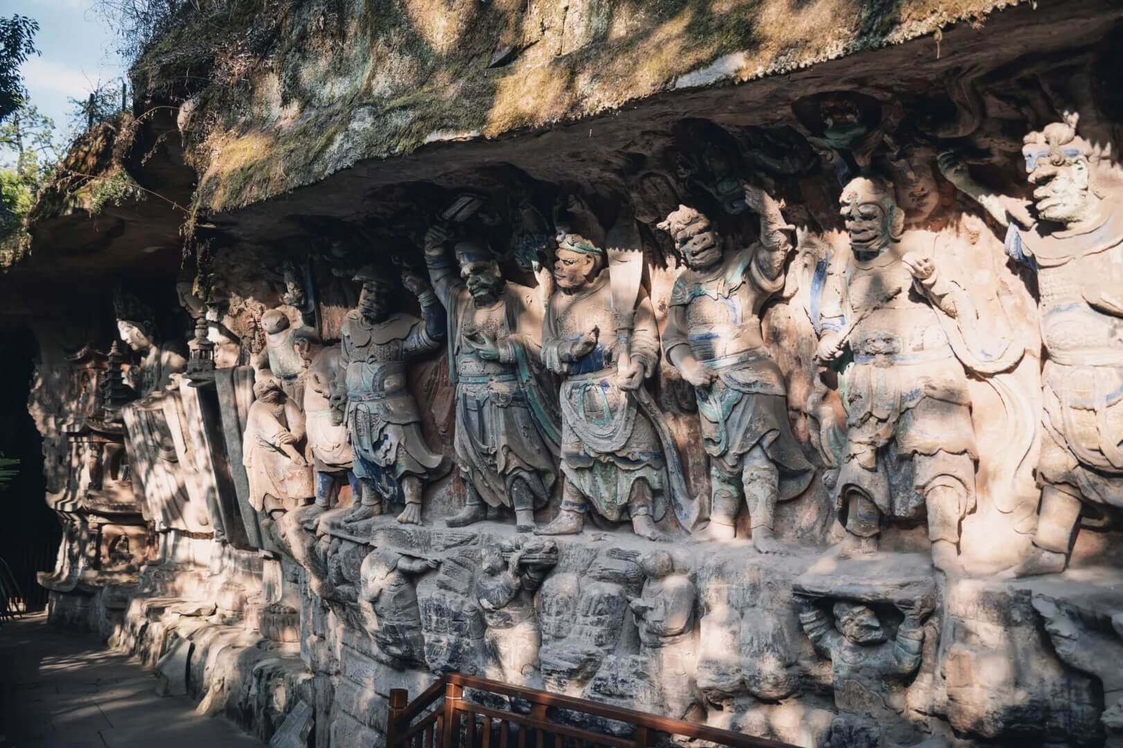 重庆大足石刻造像