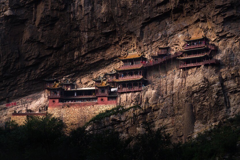 山西大同悬空寺